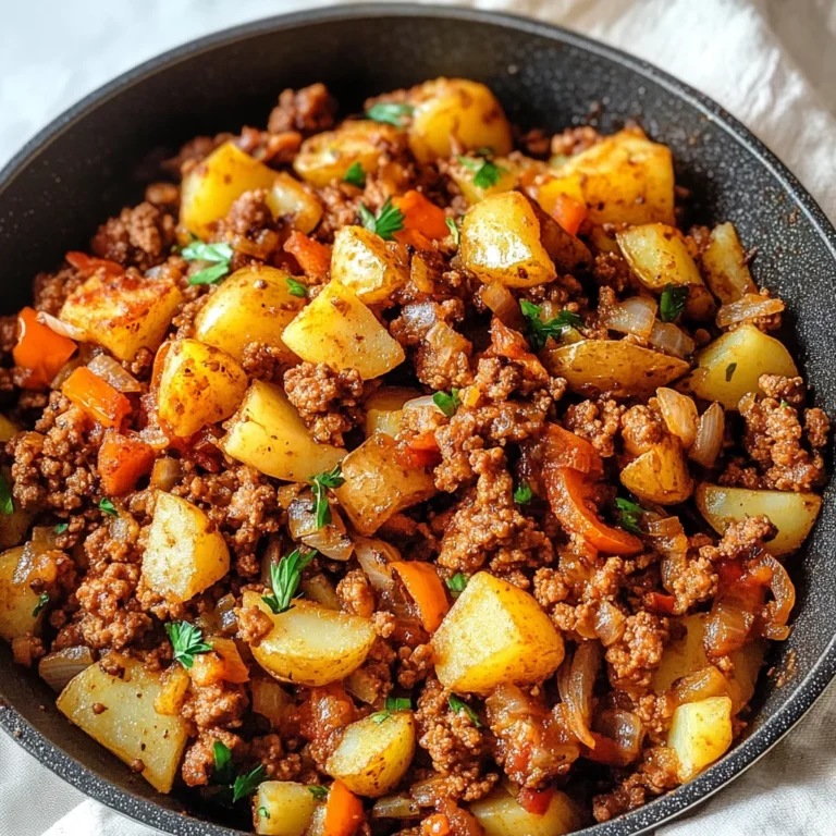 Create a Delicious Ground Turkey with Potatoes in Just 5 Steps!
