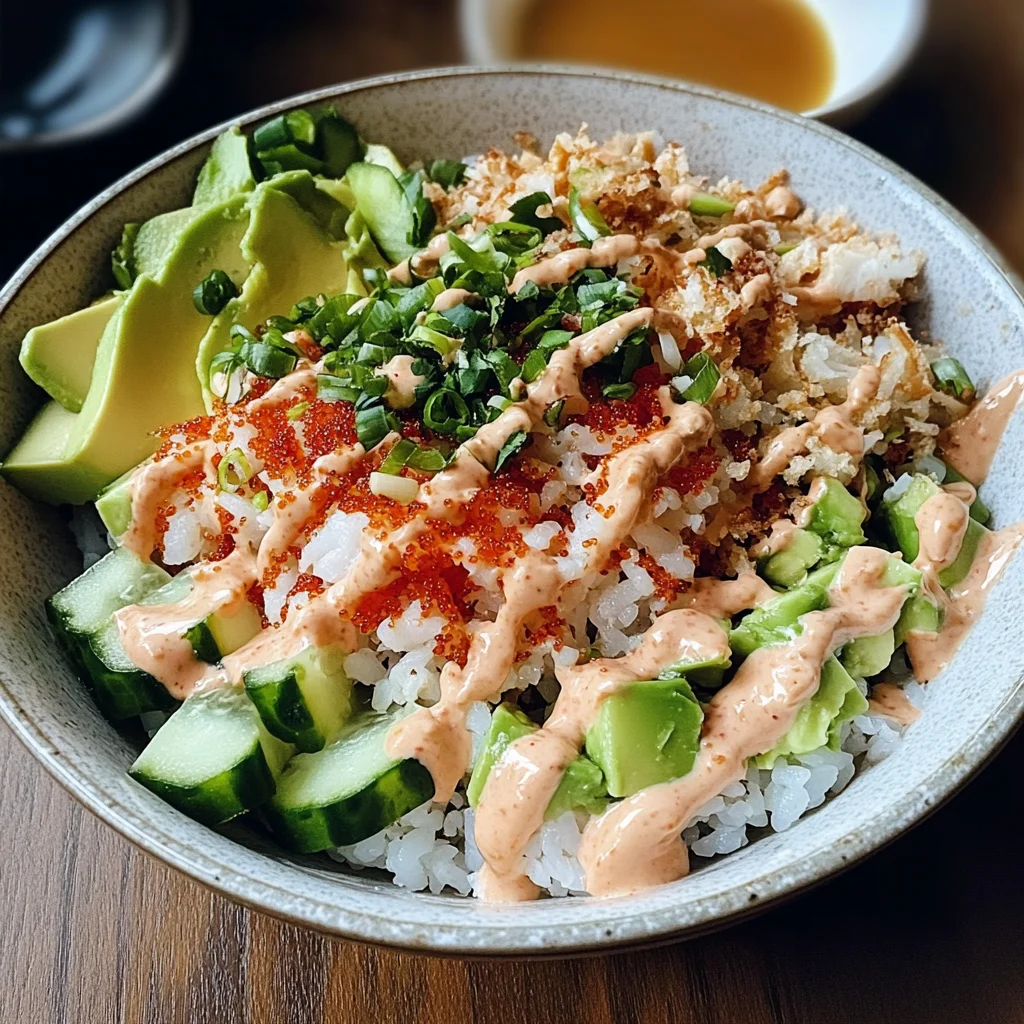 Crunch Roll Sushi Bowl