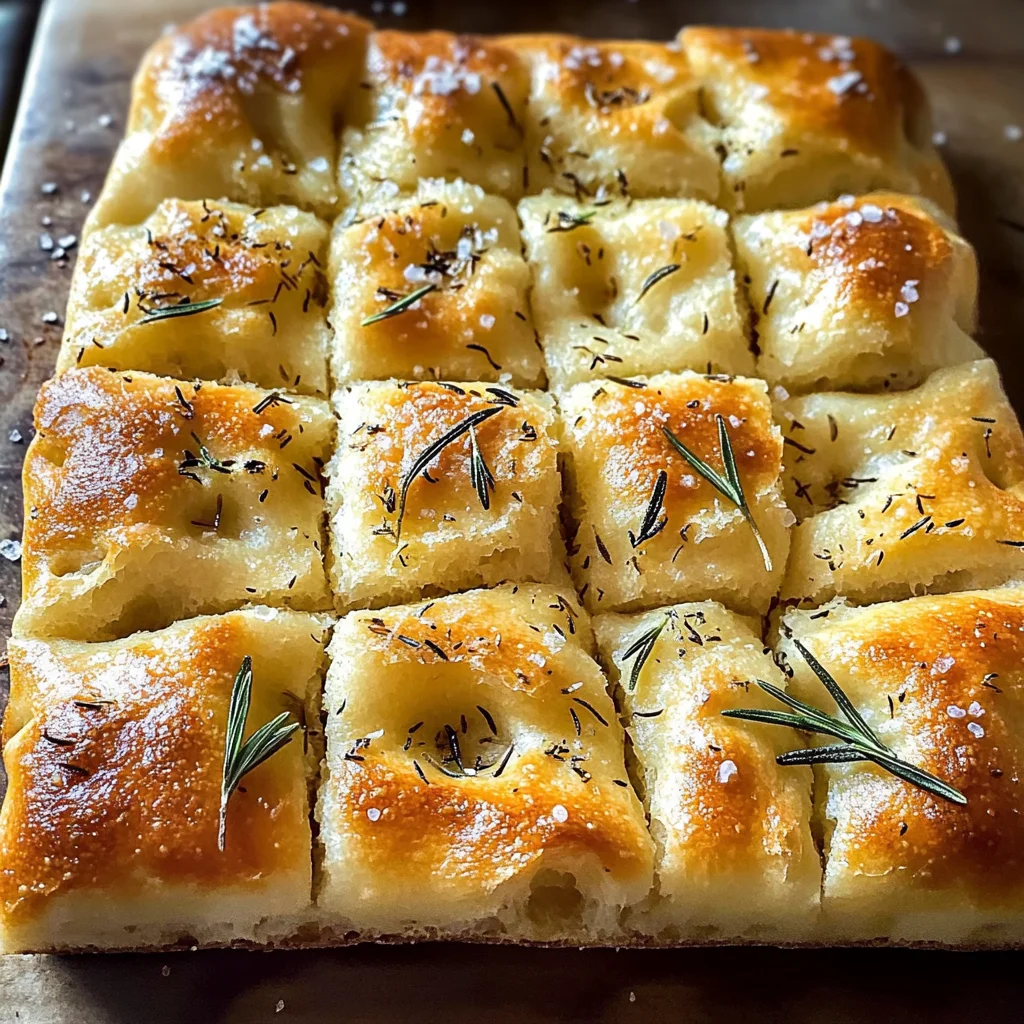 Easy Focaccia Bread Recipe