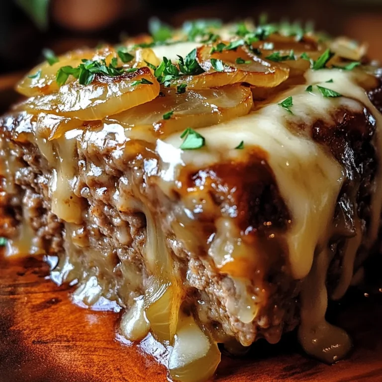 French Onion Meatloaf