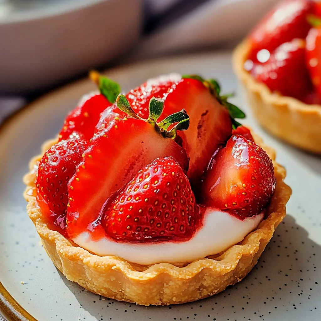 Fresh and Delicious Strawberry Tartlets Recipe