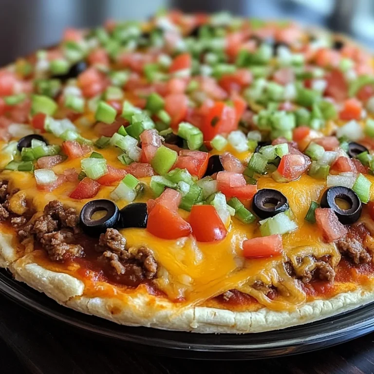 Homemade Mexican Pizza