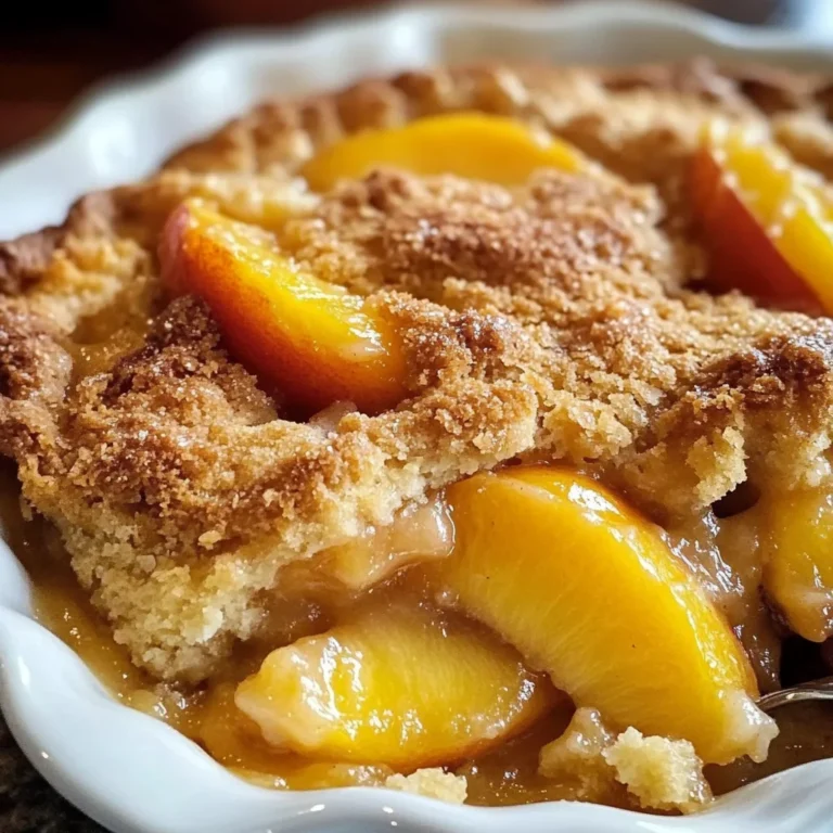 Homemade Peach Cobbler