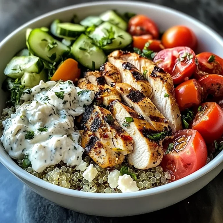 Mediterranean Chicken Bowls
