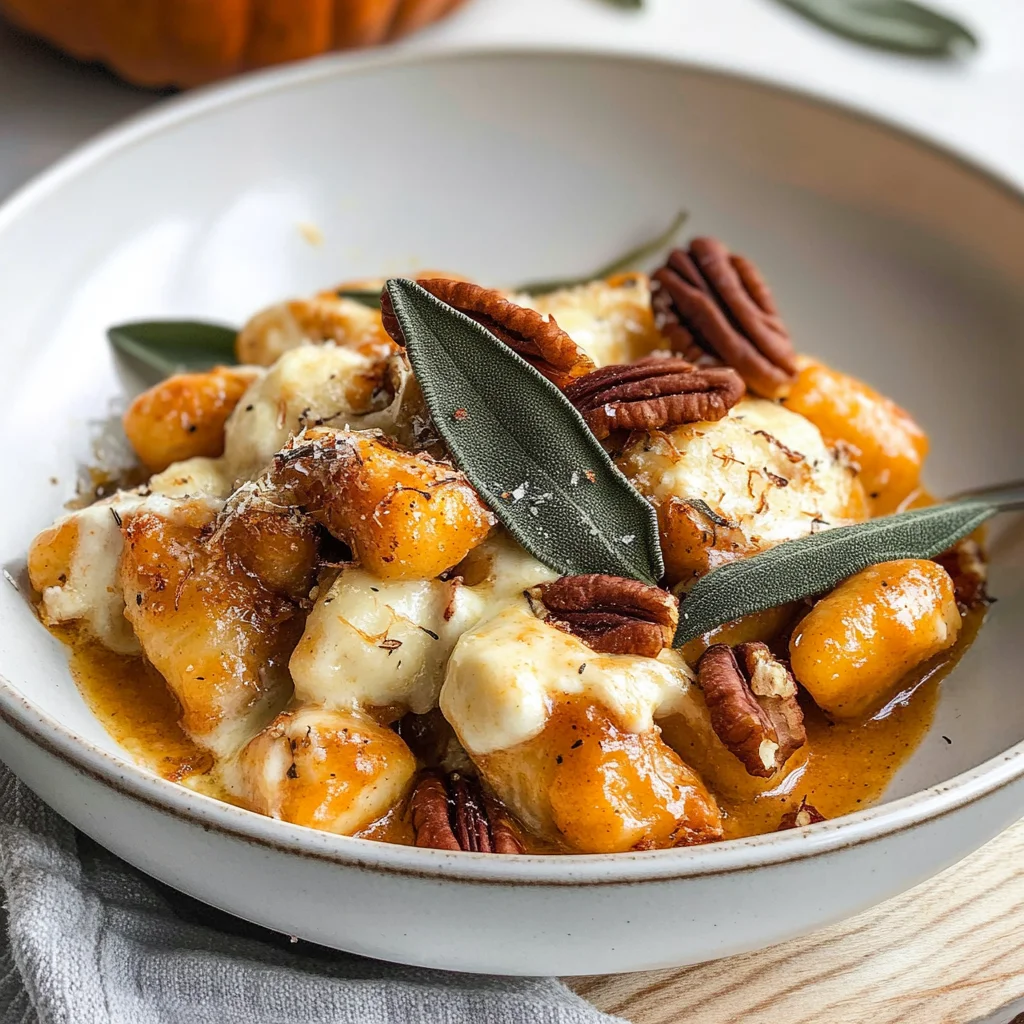 Pumpkin Gnocchi Bake