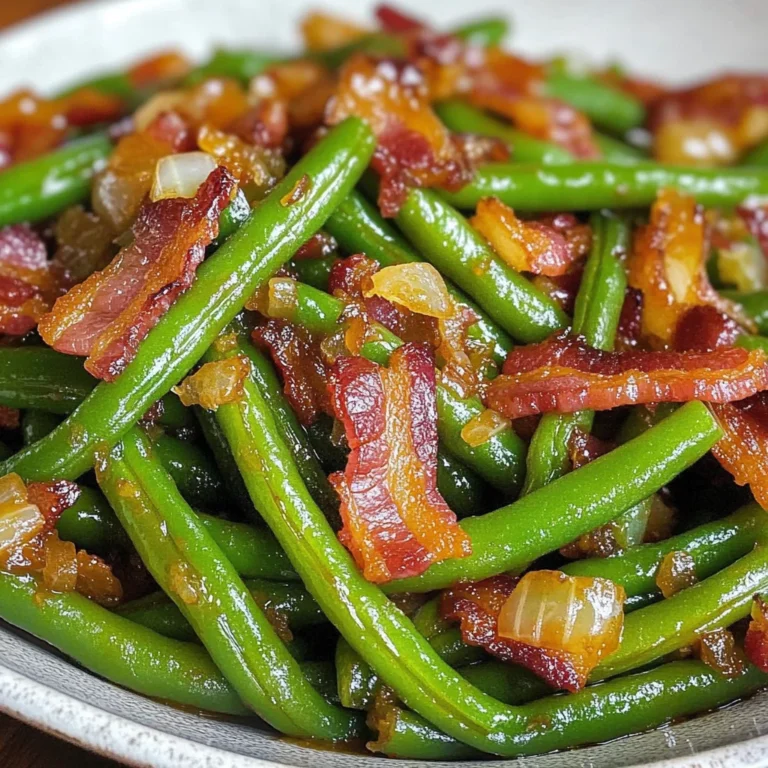 Quick and Easy Southern Bacon and Green Beans Recipe