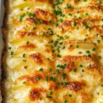 Roasted Garlic Potatoes au Gratin