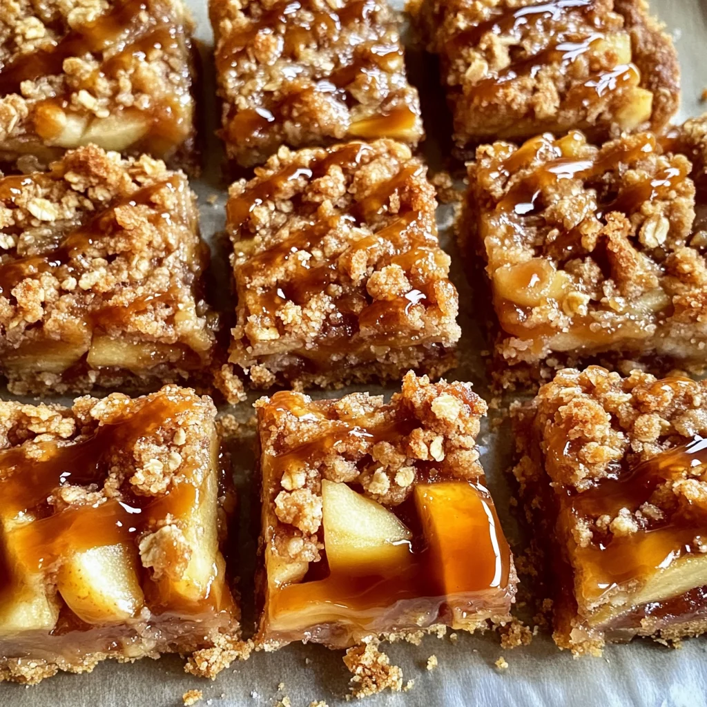 Salted Caramel Apple Pie Bars