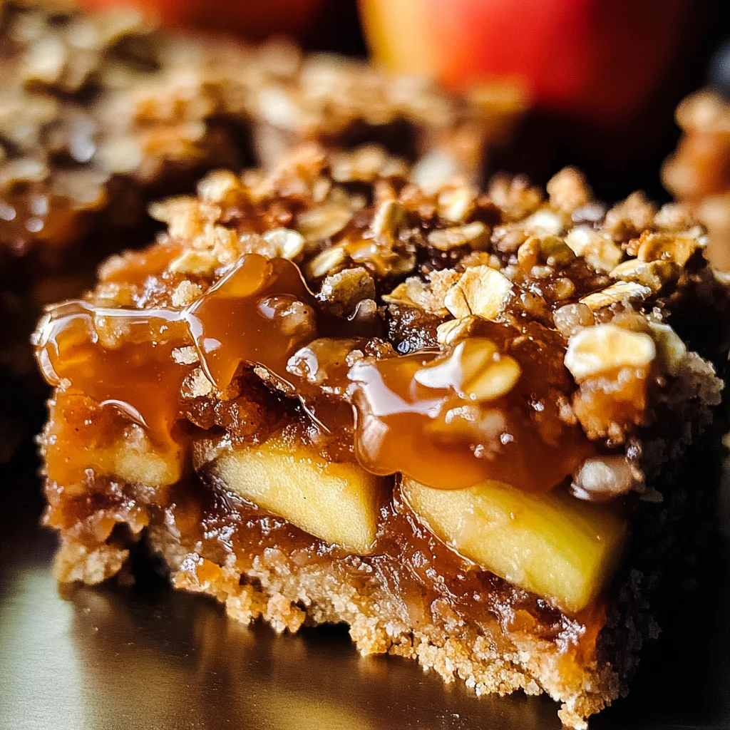 Salted Caramel Apple Pie Bars