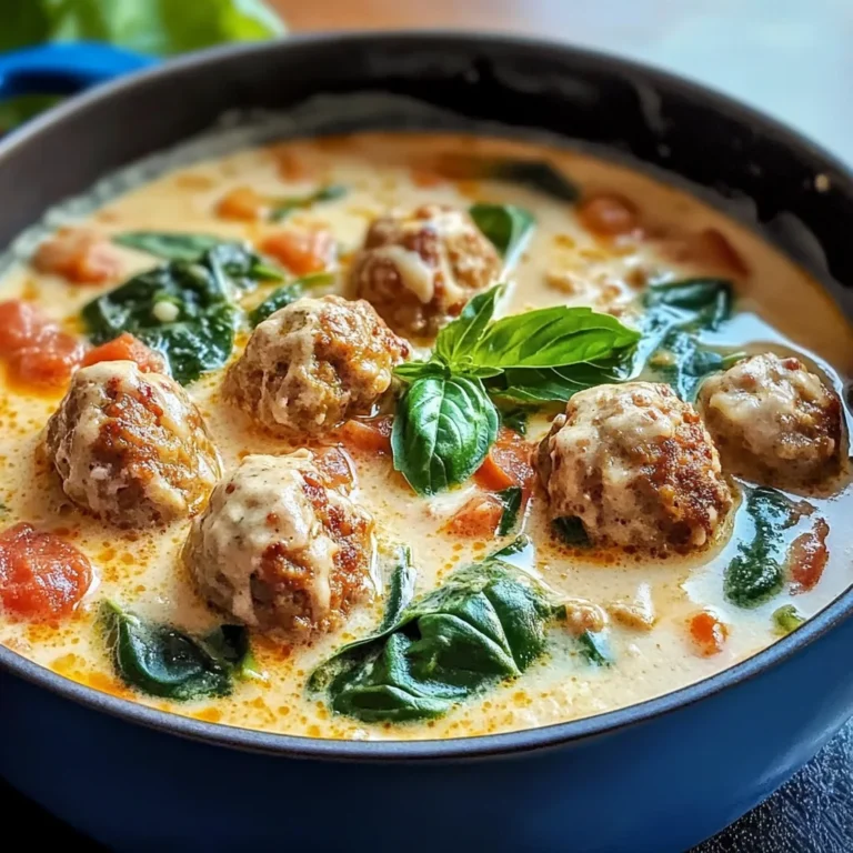 Savor the Comfort: Creamy Italian Meatball Soup to Warm Your Soul