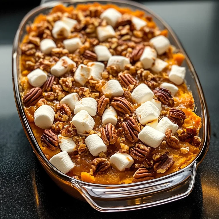 Southern Maple Sweet Potato Casserole