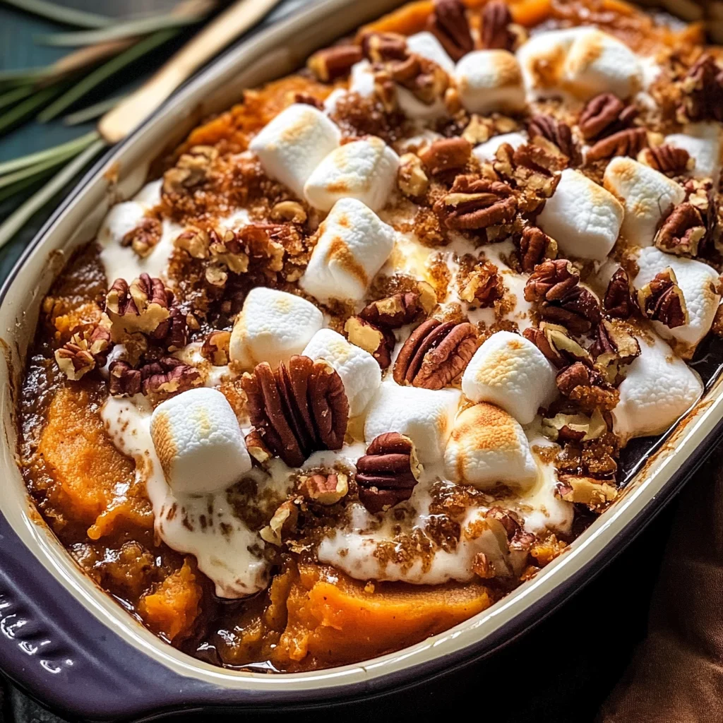 Southern Maple Sweet Potato Casserole