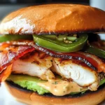 Spicy Grilled Chicken Avocado Sandwich
