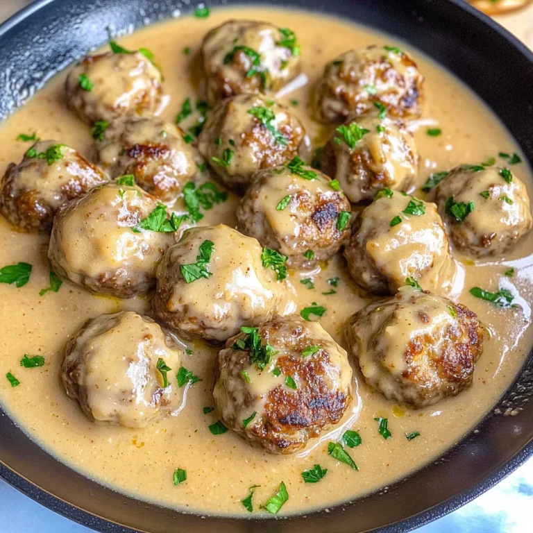 Swedish Meatballs with Gravy