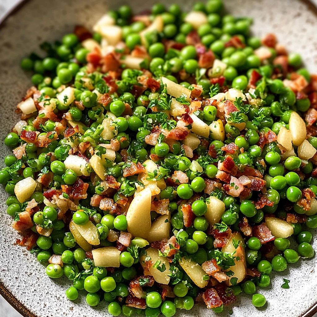 Thanksgiving Peas (with Pear and Pancetta)
