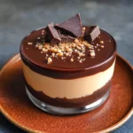 Vegan Peanut Butter Mousse (with a Chocolate Ganache!)