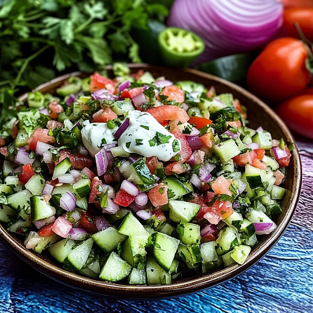 crisp cucumber salsa