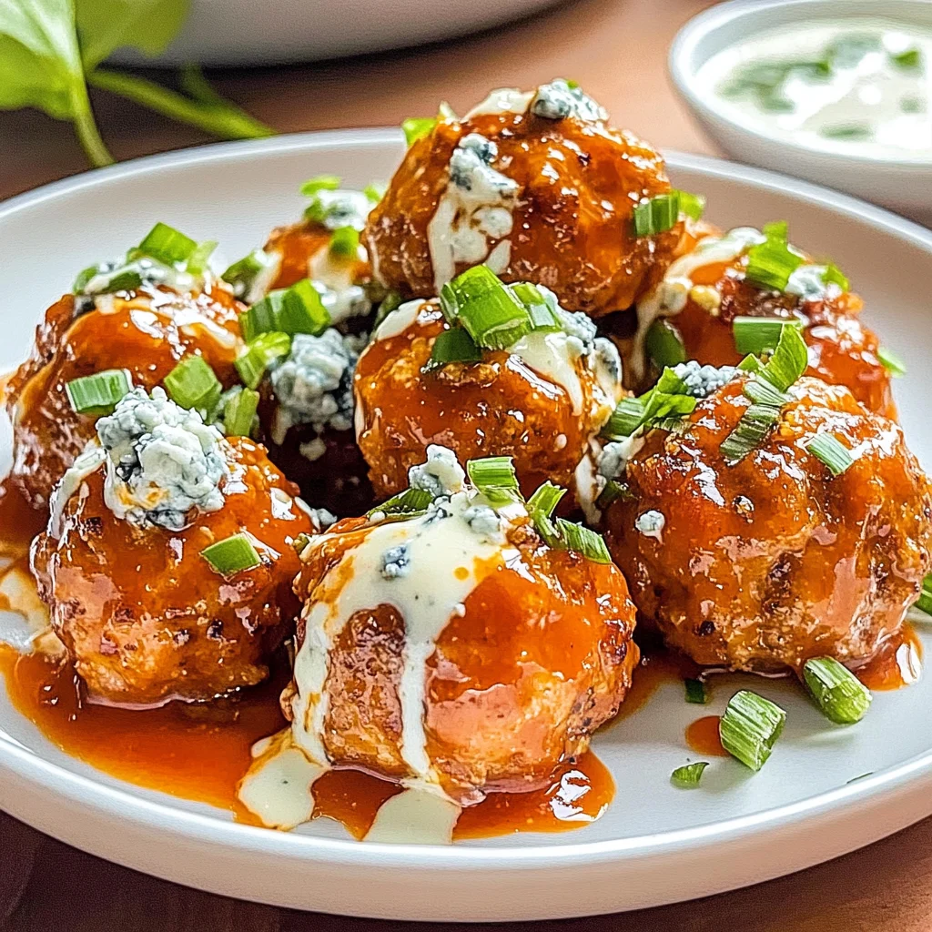Buffalo Chicken Meatballs