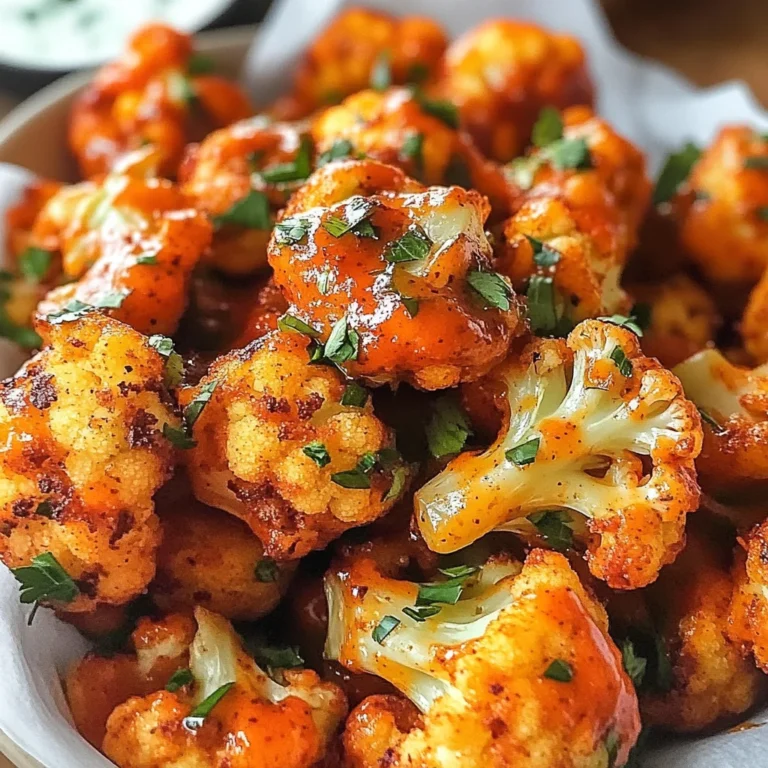Cauliflower Buffalo Bites