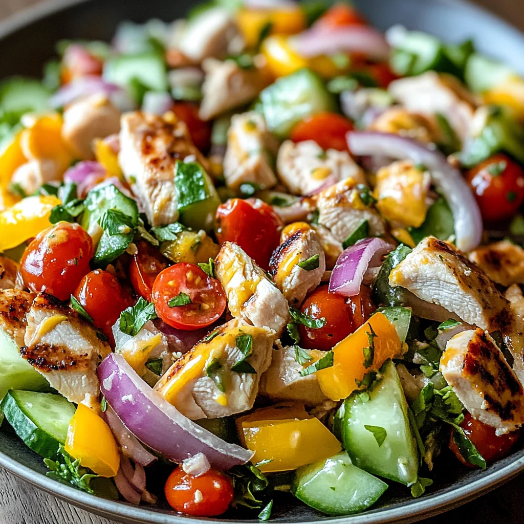 Chopped Chicken Salad