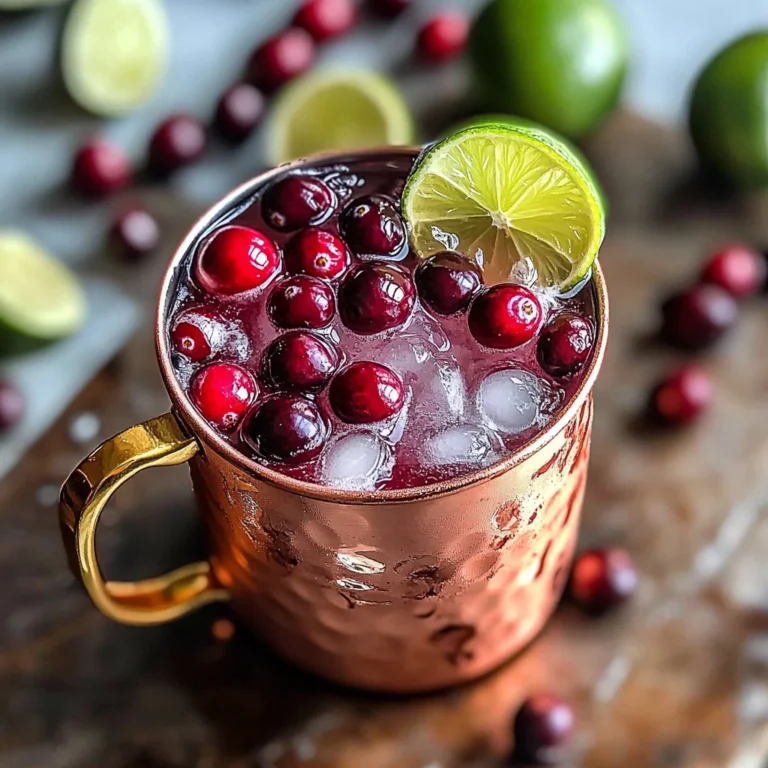 Cranberry Moscow Mule