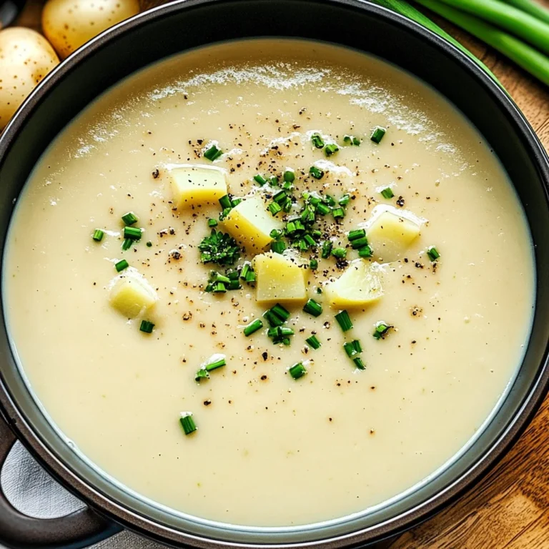 Creamy Potato Leek Soup