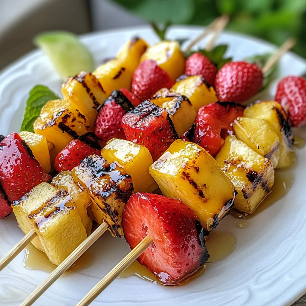 Grilled Fruit Kabobs