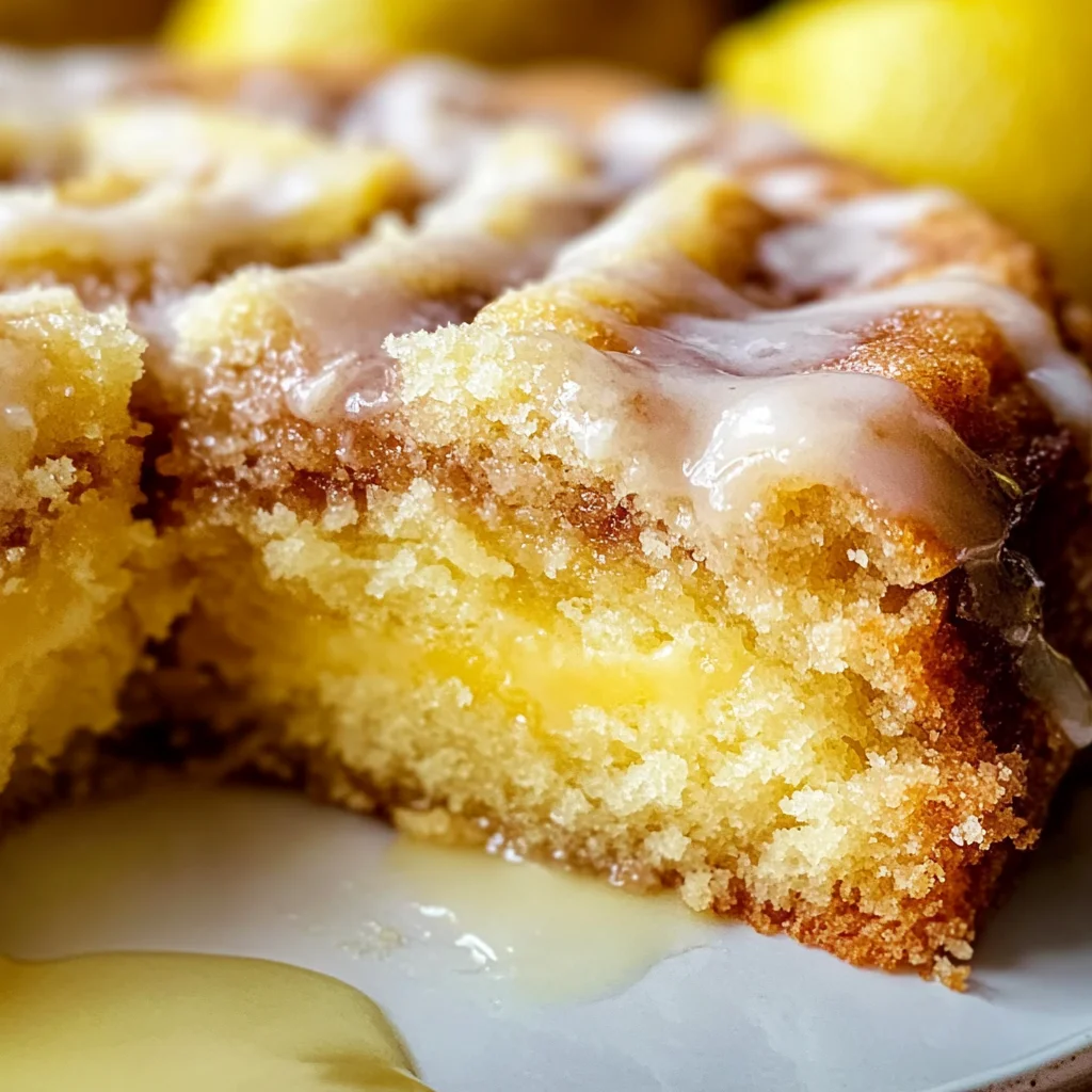 Lemon Coffee Cake with Icing