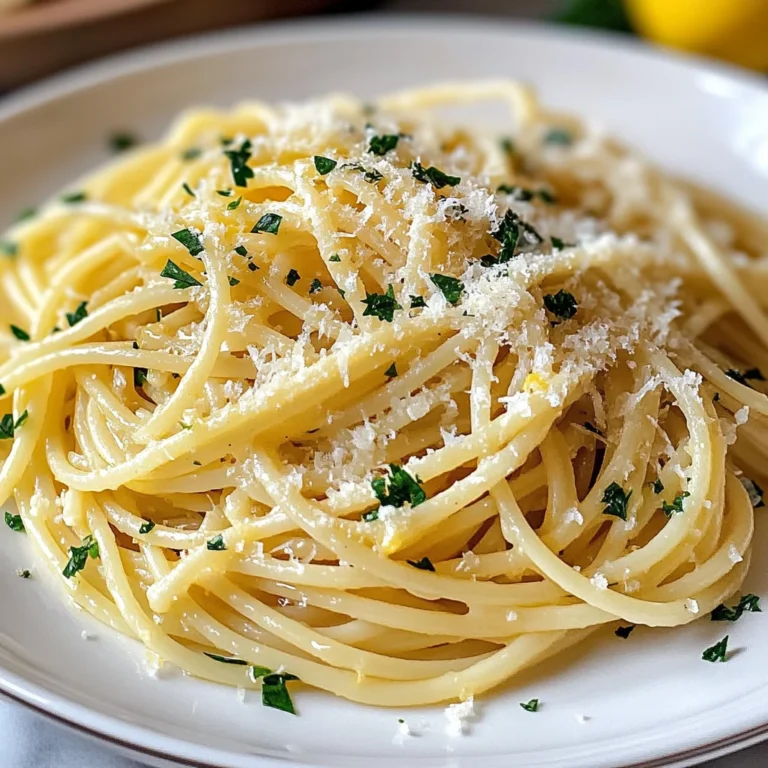 Lemon Garlic Pasta