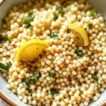 Lemon Parmesan Pearl Couscous