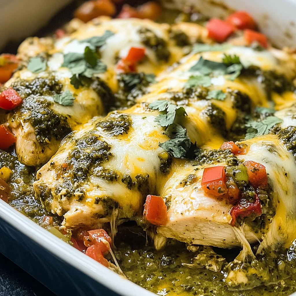 Salsa Verde Chicken Casserole